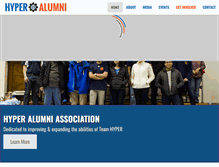 Tablet Screenshot of hyperalumni.org